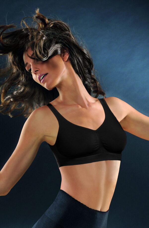 Control Body 110621 Medium Compression Push Up Bra Nero - Image 2