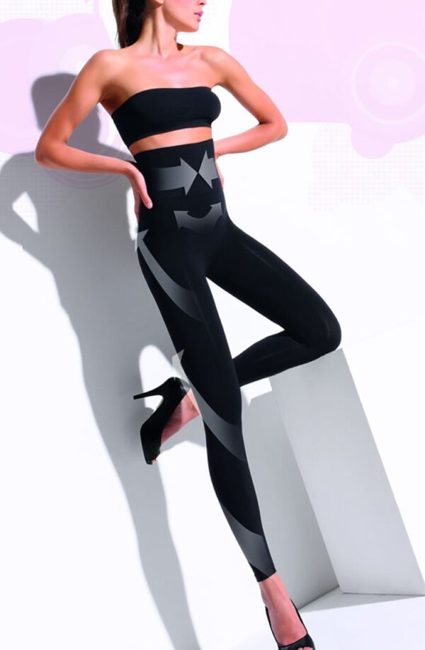 Control Body 610127 High Waist Shaping Leggings Nero - Image 2