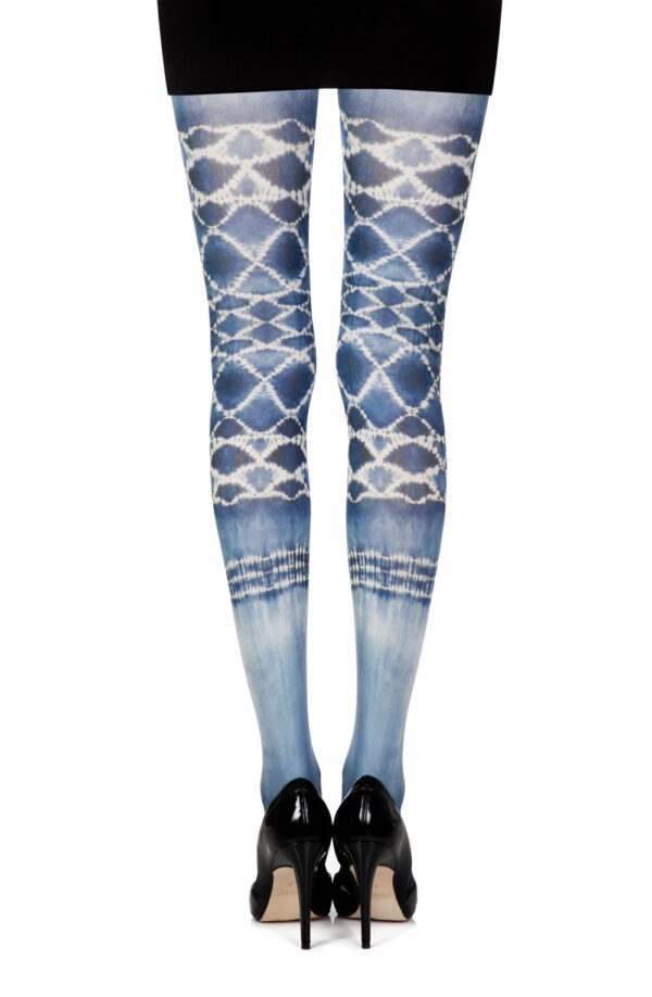 Zohara "Sea World" White Print Tights - Image 2