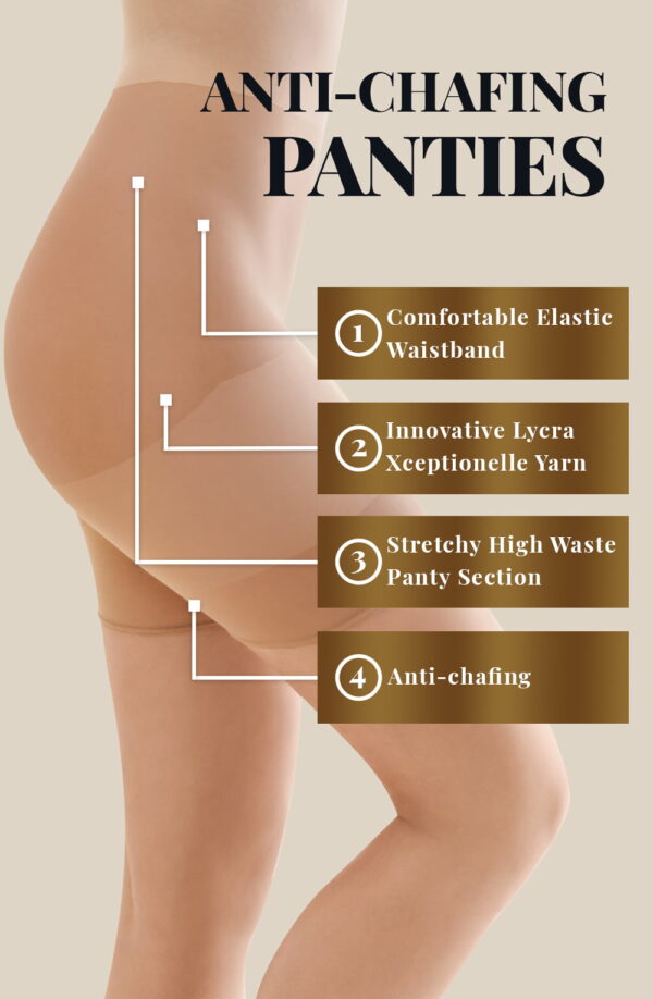 Gabriella Xenia 989 Thigh Band Panties Beige - Image 2