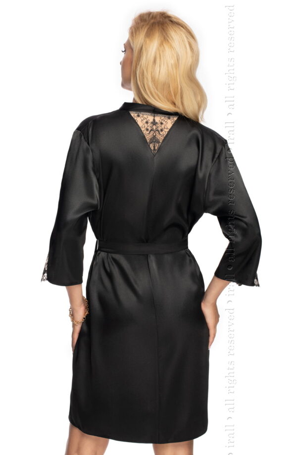 Irall Mallory Dressing Gown Black - Image 3