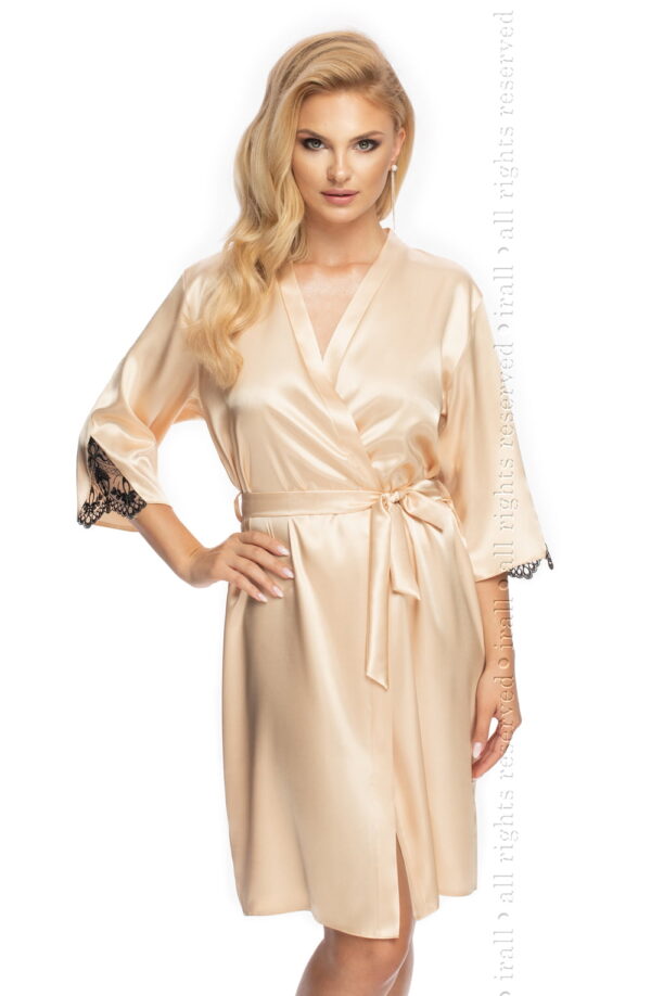 Irall Mallory Dressing Gown Champagne - Image 4
