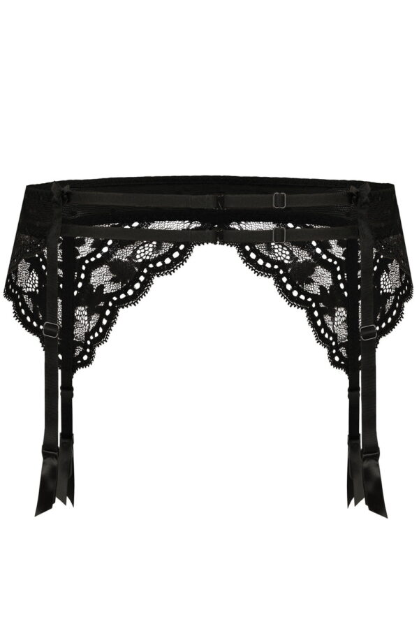 Roza Lagerta Suspender Belt Black - Image 5