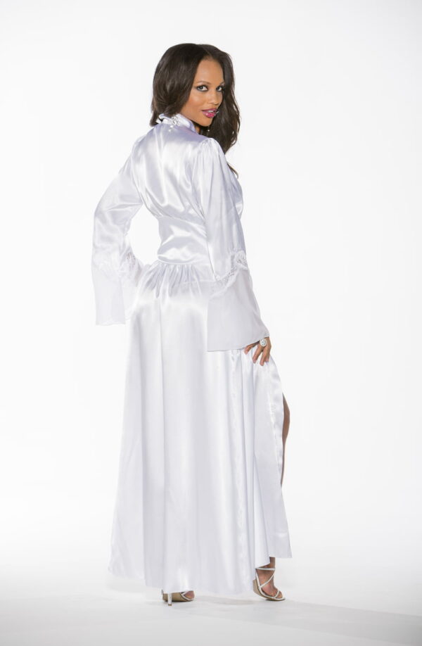 Shirley of Hollywood 20559 Long Robe White - Image 2