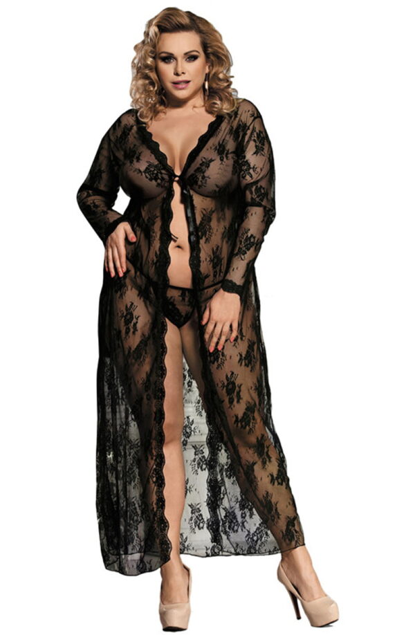 YesX YX824Q Long Black Gown - Image 5