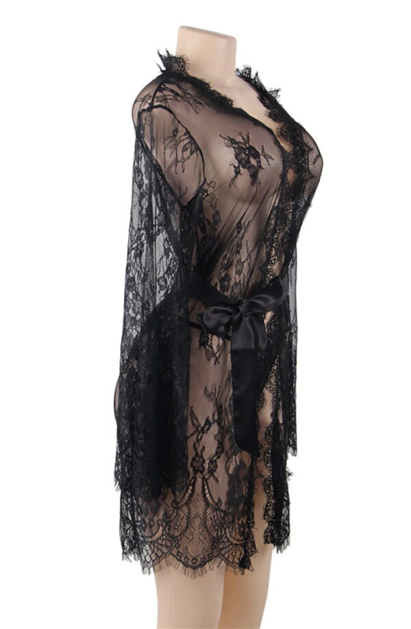 YesX YX827 Robe Set Black - Image 7