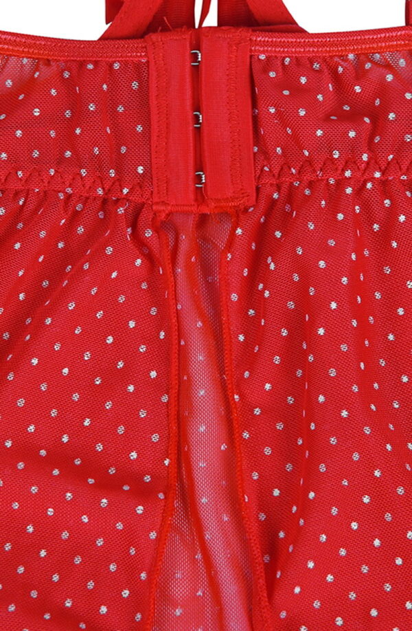 YesX YX841 Red Babydoll Set - Image 12