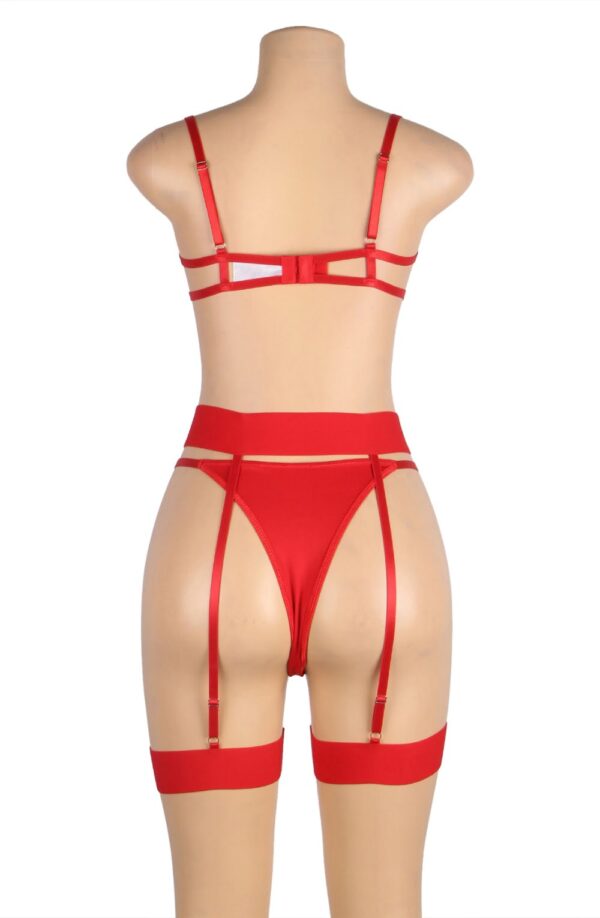 YesX YX845Q Red Bra Set - Image 7