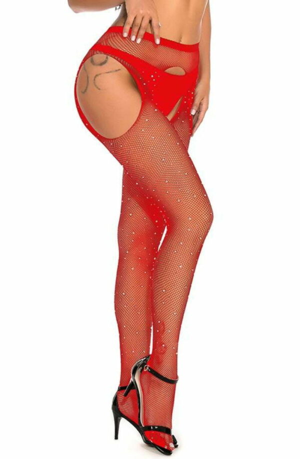 YesX YX850 Sparkly Fishnet Black - Image 21
