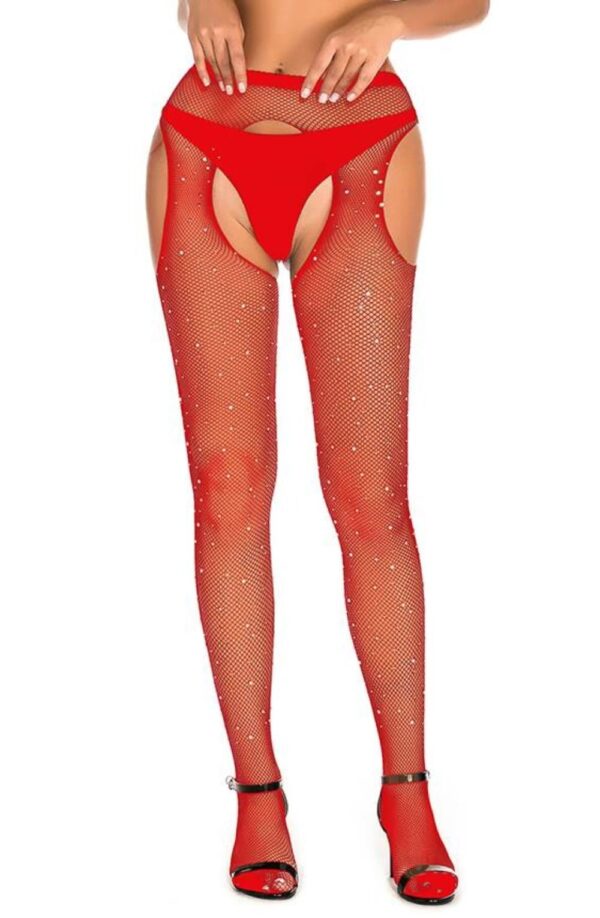 YesX YX850 Sparkly Fishnet Black - Image 20