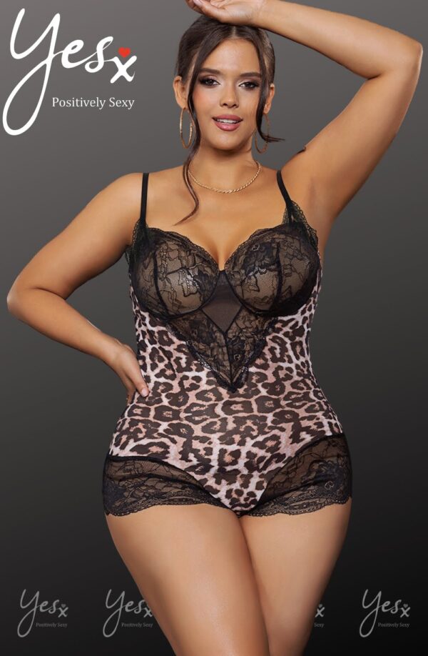 YesX YX854 Leopard Bodysuit - Image 7