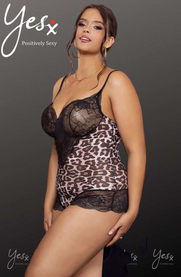 YesX YX854 Leopard Bodysuit - Image 2