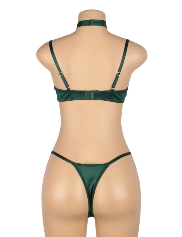 YesX YX873Q Hollow Cut Halter Bra Set - Image 8