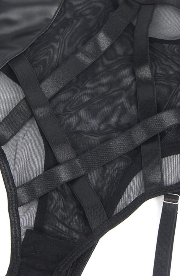 YesX YX890 Black Faux Leather Look & Mesh - Image 8
