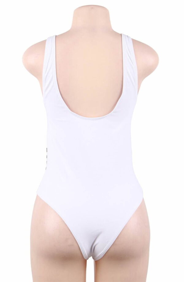 YesX YX962 One Piece Swimsuit White - Image 7