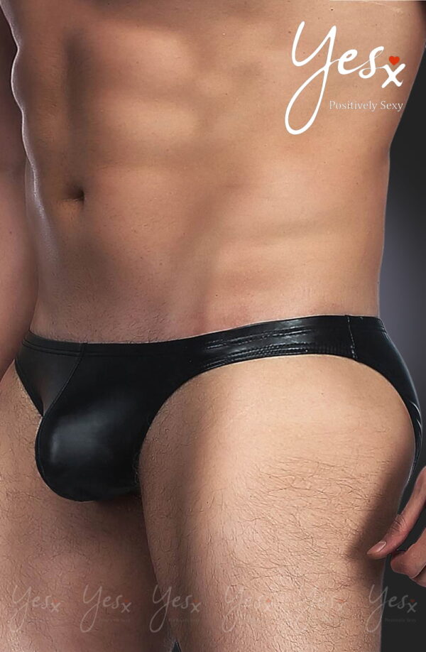YesX YX969 Men's Brief Black - Image 3