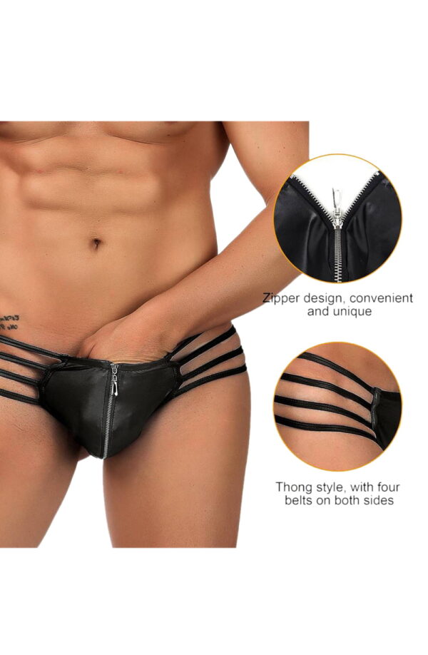 YesX YX971 Men's Thong Black - Image 6