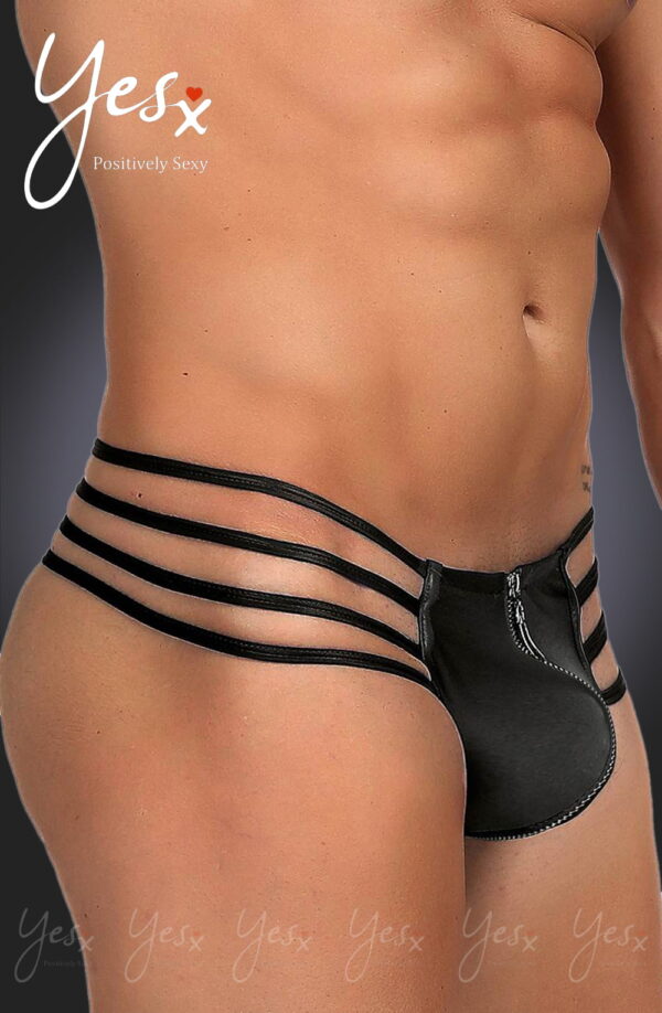 YesX YX971 Men's Thong Black - Image 2