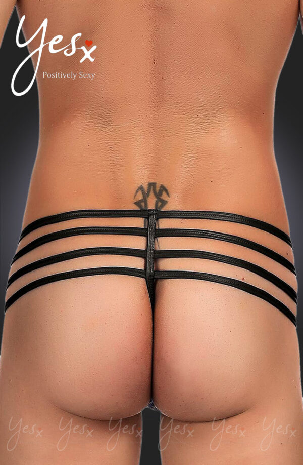 YesX YX971 Men's Thong Black - Image 4