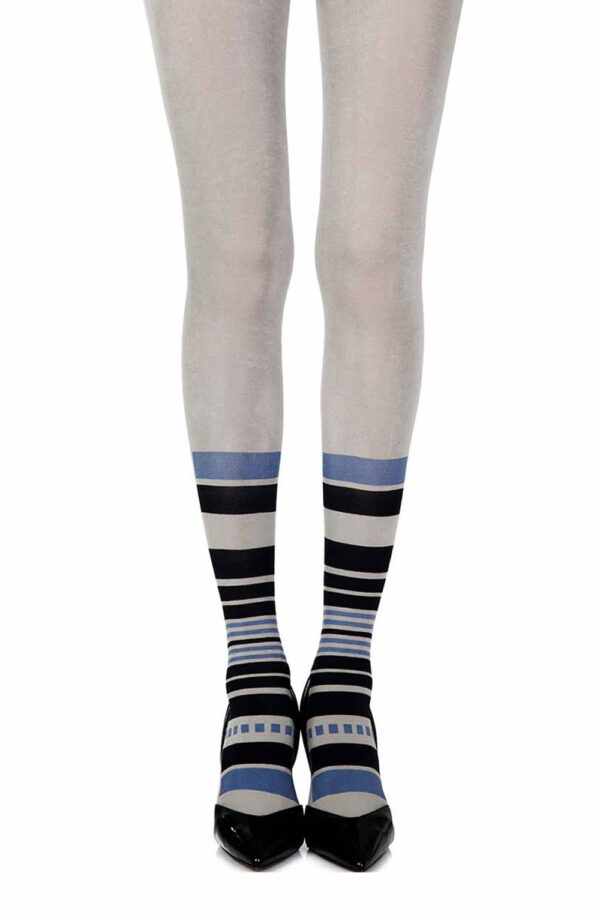Zohara "It's Britney" Grey Print Tights - Image 3