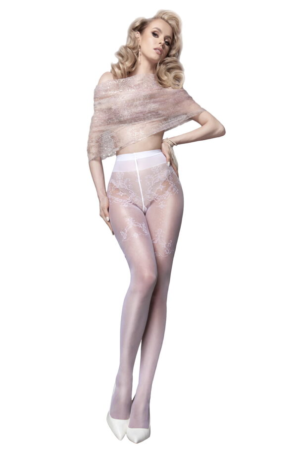 Ballerina 581 White Tights - Image 2