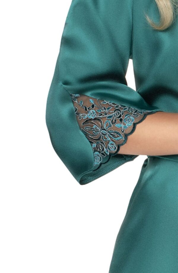 Irall Emerald Dressing Gown Green - Image 3