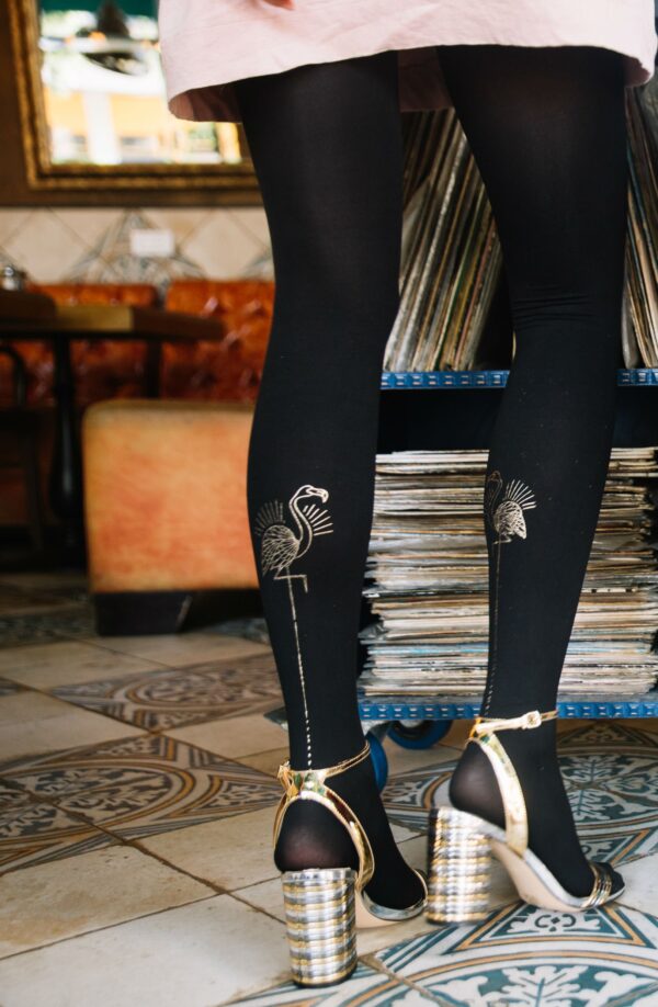 Zohara "Miami Night" Black Tights - Image 3