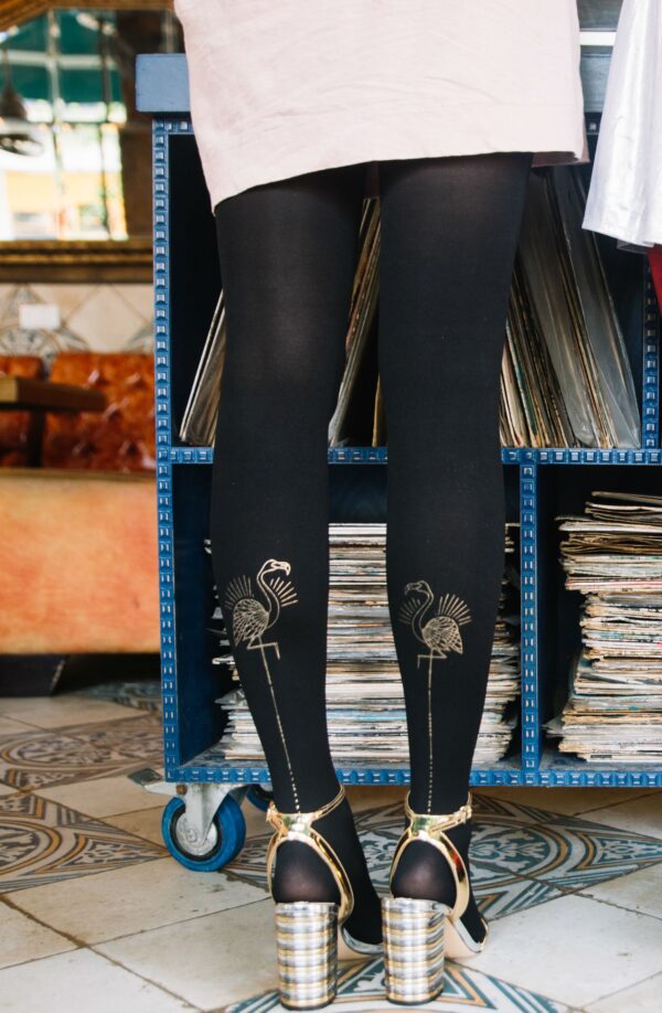 Zohara "Miami Night" Black Tights - Image 2
