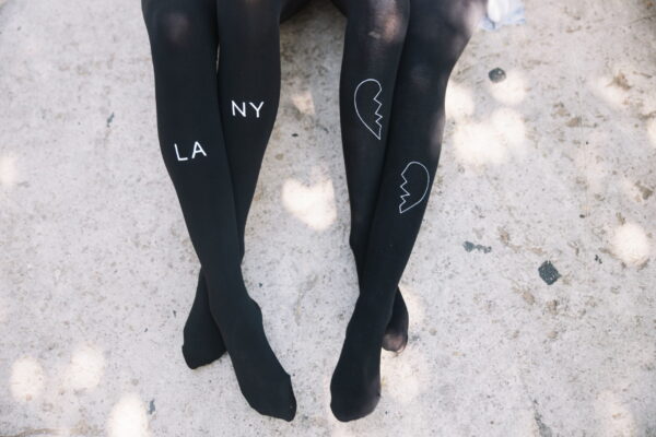 Zohara "East West" Black Tights - Image 5