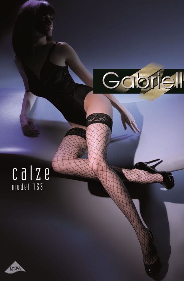 Gabriella Kabaretta Calze 153-222 Hold Ups Black - Image 3