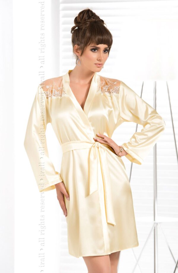 Irall Daphne Dressing Gown Cream - Image 2
