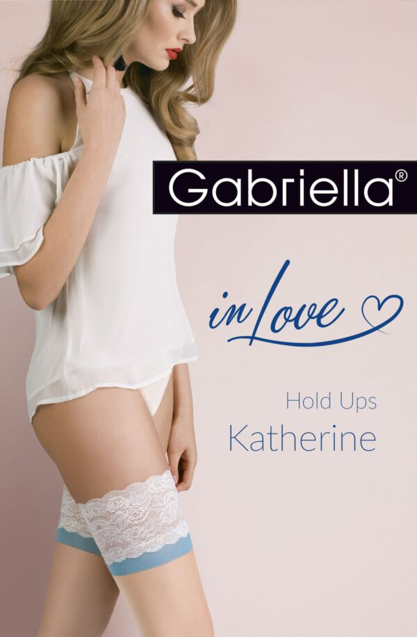 Gabriella 473 Katherine Hold ups Natural/Blue/Champagne - Image 4