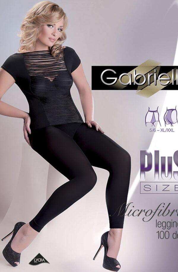 Gabriella Leggings Plus 163 Black - Image 3