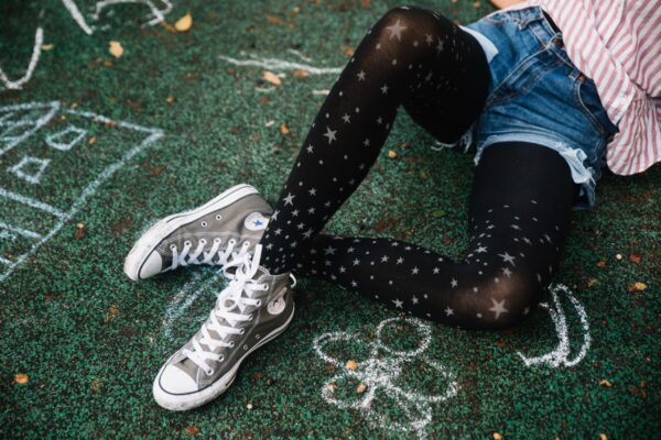 Zohara "Hollywood Boulevard" Black Tights - Image 4
