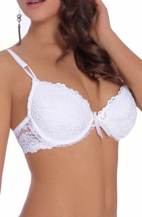 Roza Carmen White Bra - Image 2