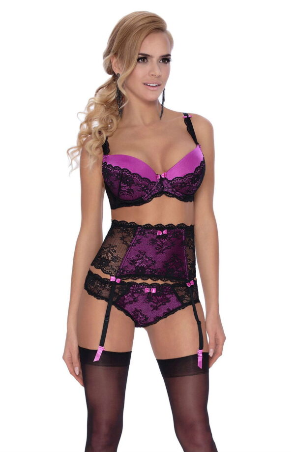 Roza Fifi Suspender Belt Black - Image 5