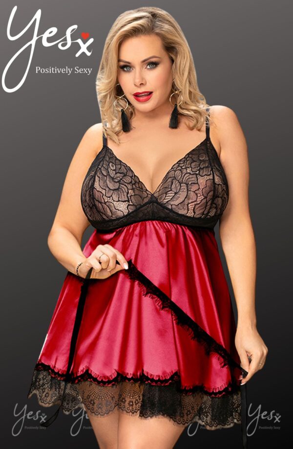 YesX YX832Q Babydoll & Blindfold - Image 9