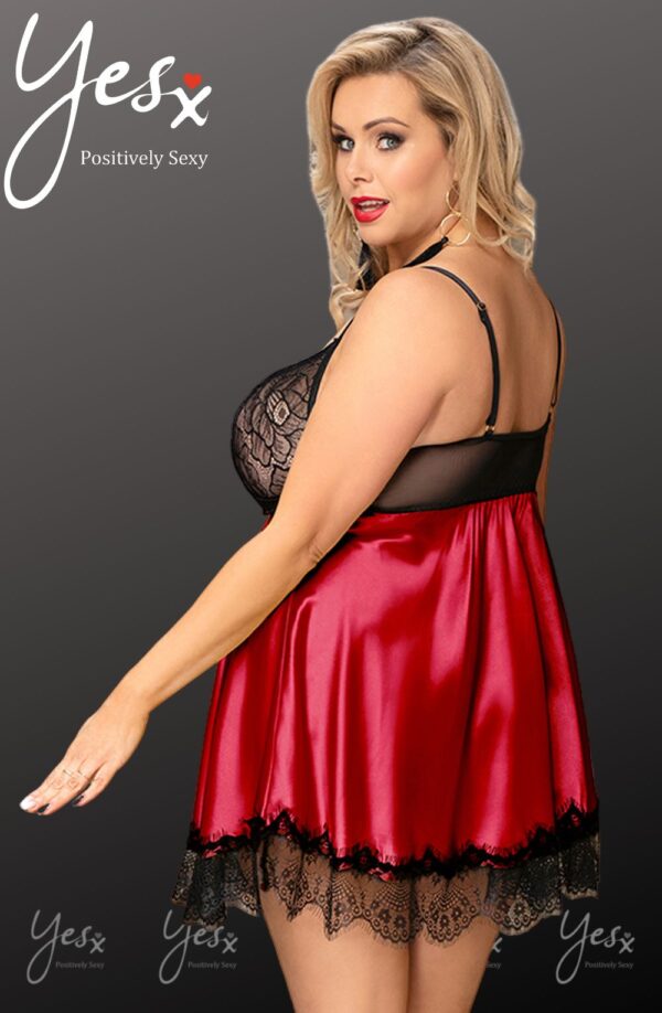 YesX YX832Q Babydoll & Blindfold - Image 2