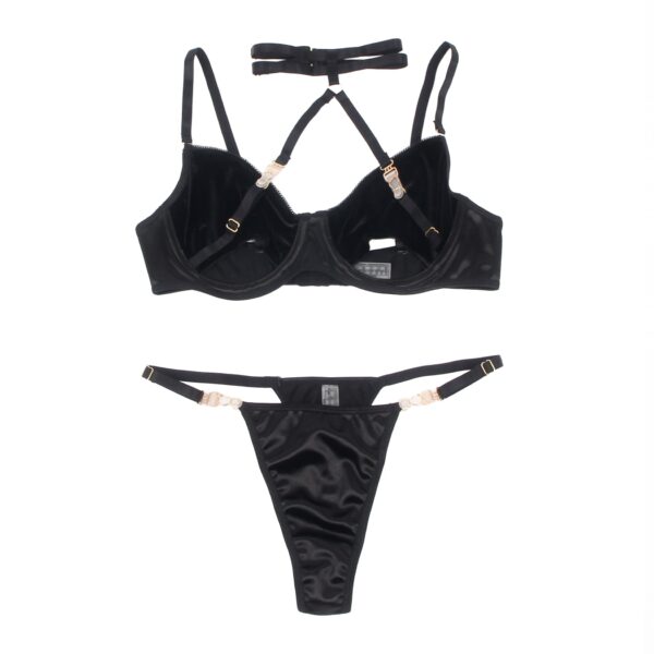 YesX YX871 Hollow Cut Halter Bra Set - Image 13