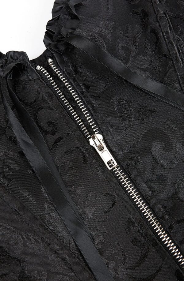 YesX YX896 Vintage Corset Style Black - Image 6