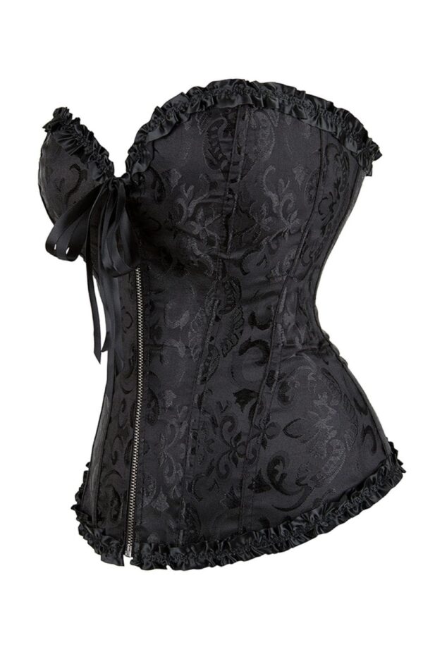 YesX YX896 Vintage Corset Style Black - Image 3