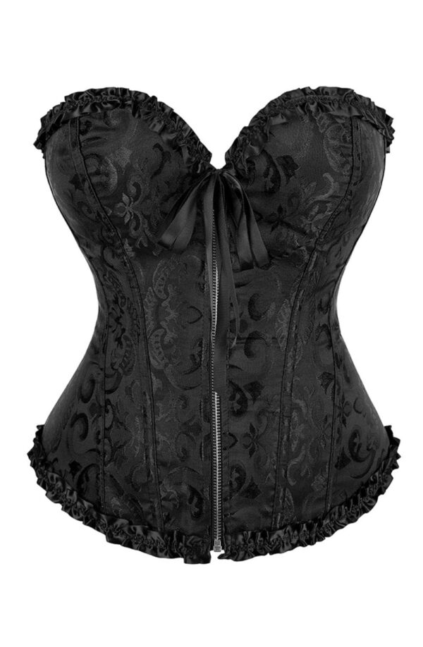 YesX YX896 Vintage Corset Style Black - Image 2