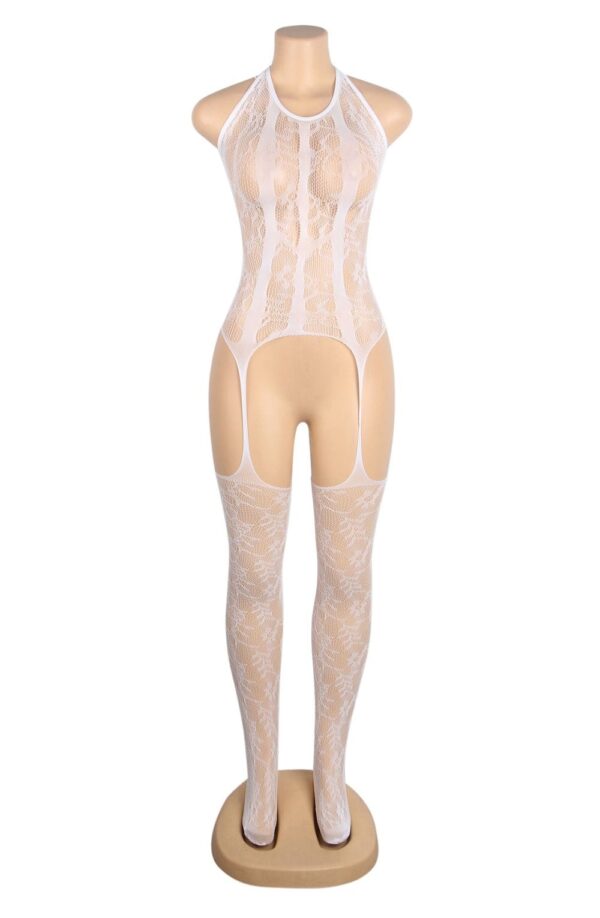YesX YX898 Body Stocking White - Image 2